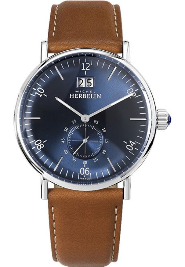 Zegarek Guess Zegarek męski Herbelin 18247/15GO brązowy. Kolor: brązowy