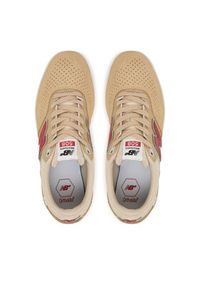New Balance Sneakersy UN508TBR Beżowy. Kolor: beżowy. Materiał: skóra, zamsz #6