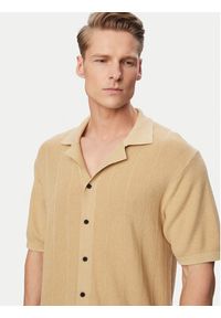 Karl Lagerfeld Jeans Polo B2M18028 Khaki Relaxed Fit. Typ kołnierza: polo. Kolor: brązowy. Materiał: bawełna #3