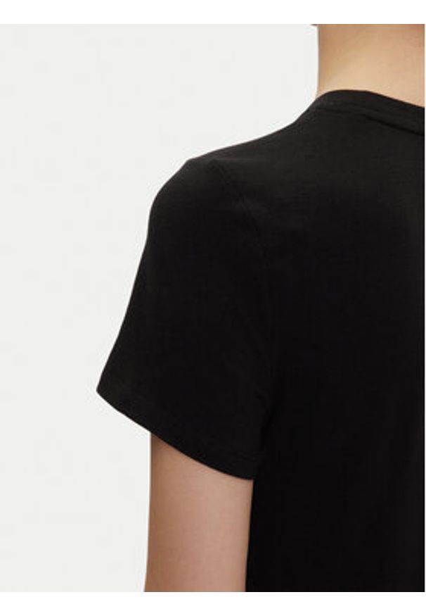 DKNY Sport T-Shirt DP5T1193 Czarny Regular Fit. Kolor: czarny. Materiał: bawełna. Styl: sportowy