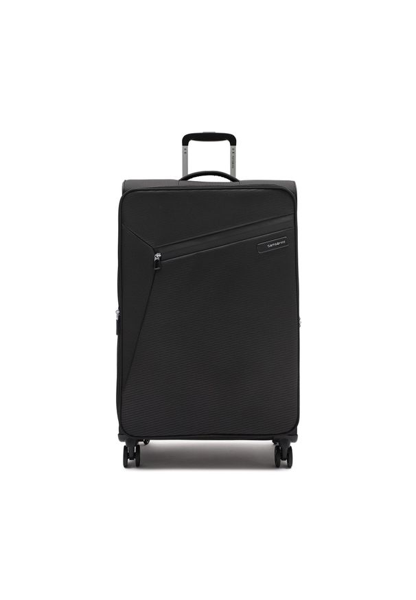 Duża Materiałowa Walizka Samsonite Litebeam 146854-1041-1CNU Black. Kolor: czarny. Materiał: materiał