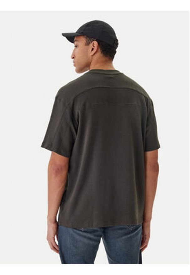 G-Star RAW - G-Star Raw T-Shirt Rib D28699-C812 Szary Relaxed Fit. Kolor: szary. Materiał: bawełna