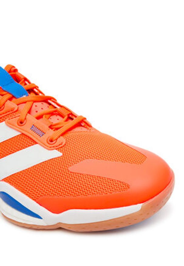 Adidas - adidas Buty halowe Stabil 16 Indoor JP7274 Pomarańczowy. Kolor: pomarańczowy. Materiał: materiał
