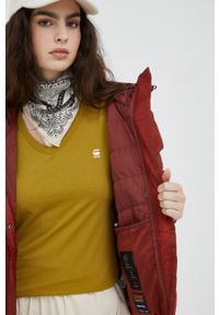 Levi's® - Levi's kurtka damska kolor bordowy przejściowa. Okazja: na spotkanie biznesowe, na co dzień. Kolor: czerwony. Materiał: puch. Styl: biznesowy, casual #5