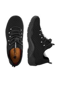Rieker Sneakersy L0550-01 Czarny. Kolor: czarny. Materiał: materiał #3