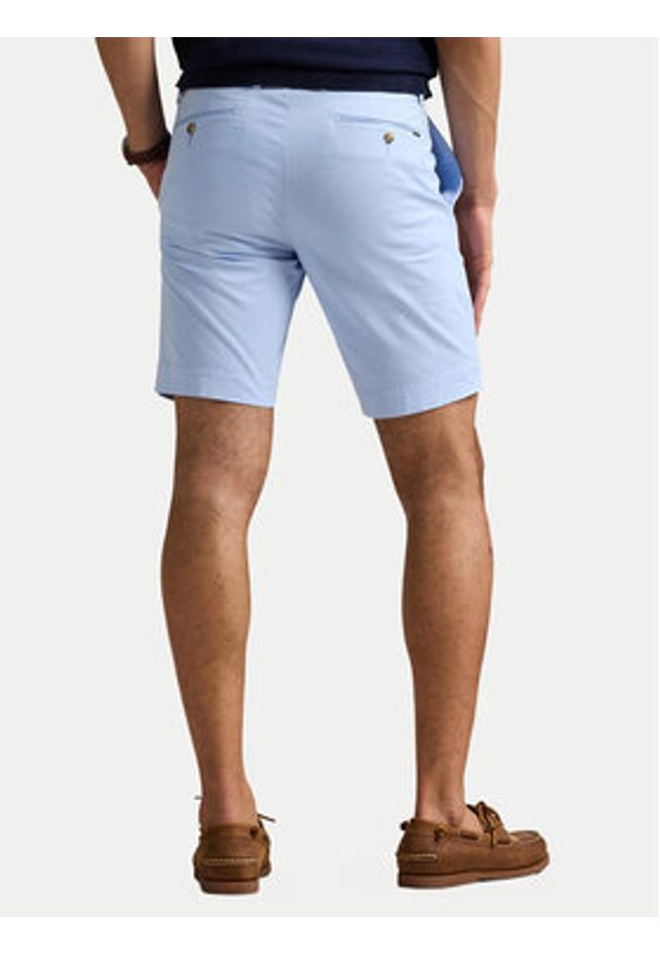 Polo Ralph Lauren Szorty materiałowe 710646709052 Błękitny Slim Fit. Kolor: niebieski. Materiał: bawełna