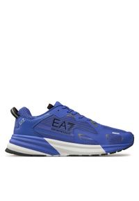 EA7 Emporio Armani Sneakersy X8X156 XK360 U018 Granatowy. Kolor: niebieski. Materiał: materiał #1