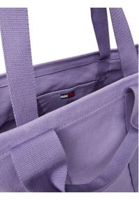 Tommy Jeans Torebka Tjw Tote Edition Canvas AW0AW17542 Fioletowy. Kolor: fioletowy