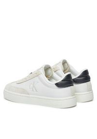Calvin Klein Jeans Sneakersy YW0YW01611 Biały. Kolor: biały. Materiał: skóra #5