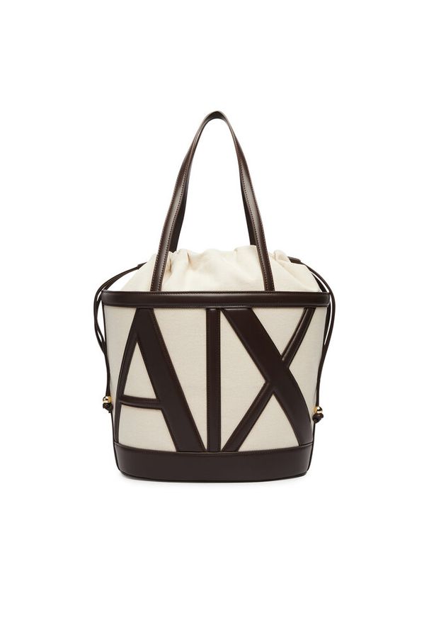 Torebka Armani Exchange. Kolor: beżowy