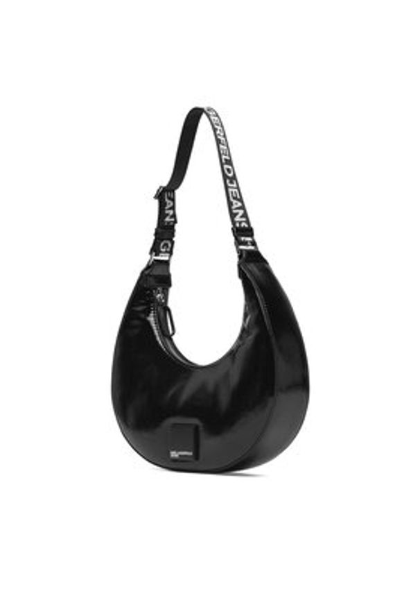 Karl Lagerfeld Jeans Torebka B1W30138 Czarny. Kolor: czarny. Materiał: skórzane