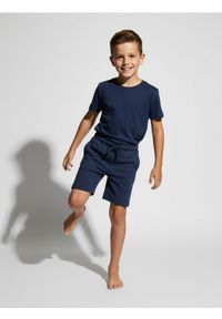 Sinsay - Szorty w stylu basic - granatowy. Kolor: niebieski