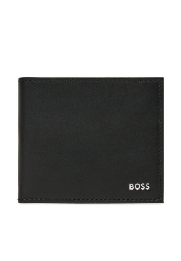 BOSS Duży Portfel Męski 50548811 Czarny. Kolor: czarny. Materiał: skóra
