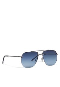 Trussardi Jeans - Okulary przeciwsłoneczne Trussardi. Kolor: srebrny