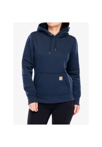 Bluza damska z kapturem Carhartt Relaxed Midweight Sweatshirt. Typ kołnierza: kaptur. Kolor: niebieski
