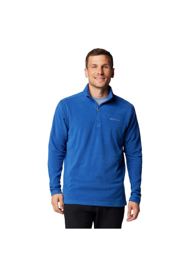 columbia - Polar turystyczny męski Klamath Range II Half Zip Fleece. Kolor: niebieski. Materiał: poliester. Sport: turystyka piesza