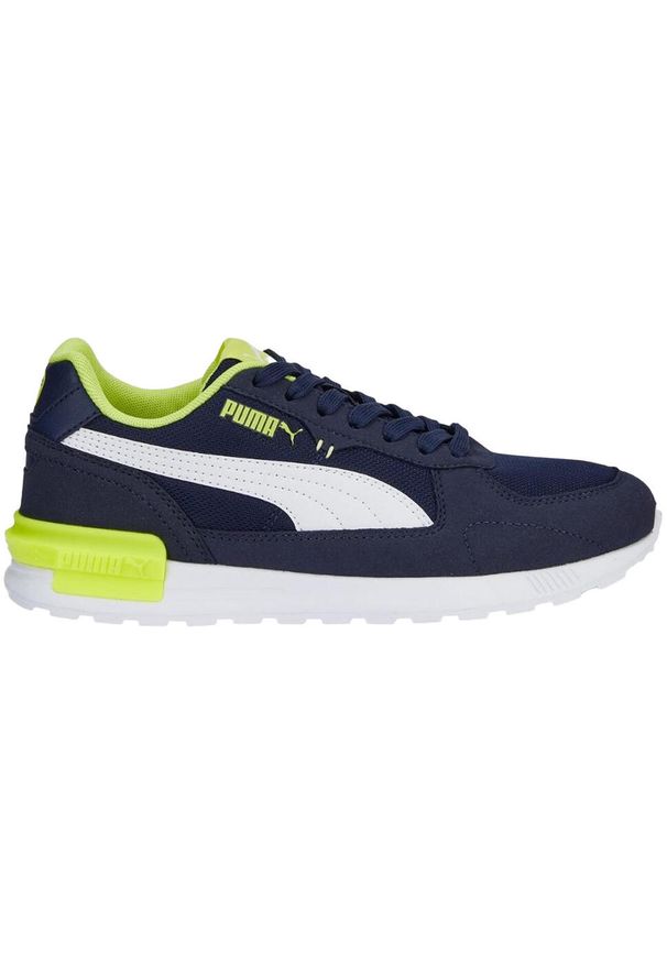 Puma - Buty Treningowe Graviton Dla Dzieci. Kolor: niebieski. Sport: turystyka piesza