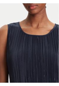 Calvin Klein Sukienka codzienna LV044A211G Granatowy Slim Fit. Okazja: na co dzień. Kolor: niebieski. Materiał: syntetyk. Typ sukienki: proste. Styl: casual #3