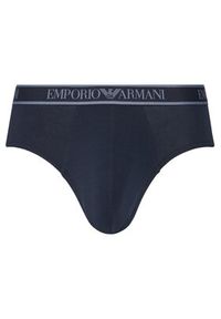 Emporio Armani Underwear Komplet 3 par slipów EM000369 AF10779 MB089 Granatowy. Kolor: niebieski. Materiał: bawełna #4