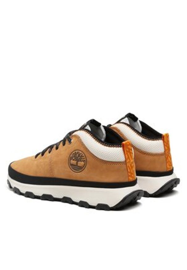 Timberland Sneakersy Winsor Trail Hiker TB0A5TWV2311 Brązowy. Kolor: brązowy. Materiał: nubuk, skóra