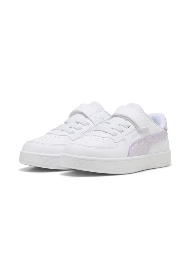 Puma - Dziecięce sneakersy PUMA Caven 2.0 PUMA White Lilac Frost Purple. Okazja: na uczelnię. Kolor: fioletowy, biały, wielokolorowy. Sezon: lato. Sport: joga i pilates