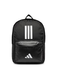Adidas - adidas Plecak Classic Back-to-School 3-Stripes JD9563 Czarny. Kolor: czarny. Materiał: materiał #2