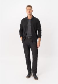 Volcano - Bawełniane chino R-RICK. Kolor: szary. Materiał: bawełna. Styl: klasyczny, elegancki