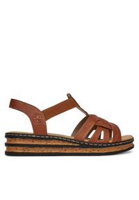Sandały Rieker. Kolor: brązowy #1