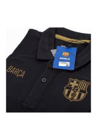 FC Barcelona - Koszulka męska elegancka Barcelona. Kolor: czarny, żółty, wielokolorowy