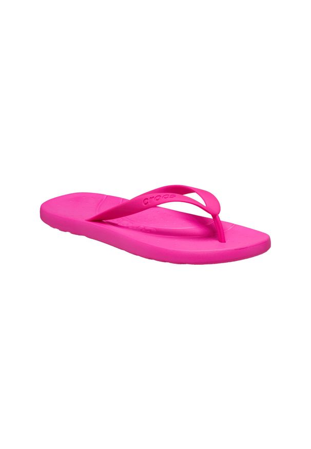 Japonki damskie Crocs Flip. Kolor: różowy. Materiał: materiał, syntetyk. Sport: turystyka piesza