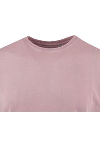 Męski T-Shirt -Brave Soul- Delikatny Efekt Sprania Tkaniny - Róż. Okazja: na co dzień. Kolor: różowy. Materiał: bawełna. Sezon: lato, wiosna. Styl: casual #4