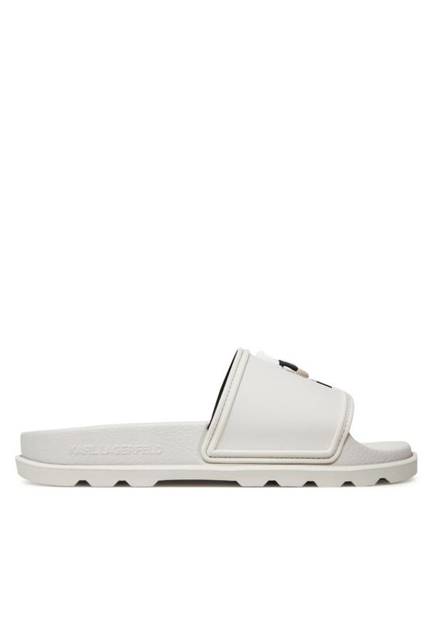 Karl Lagerfeld - KARL LAGERFELD Klapki KL80970N Biały. Kolor: biały. Materiał: syntetyk