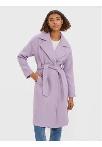 Vero Moda Płaszcz przejściowy Edna 10267445 Fioletowy Regular Fit. Kolor: fioletowy. Materiał: syntetyk #1