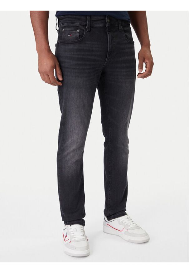 Tommy Jeans Jeansy Scanton DM0DM22156 Szary Slim Fit. Kolor: szary