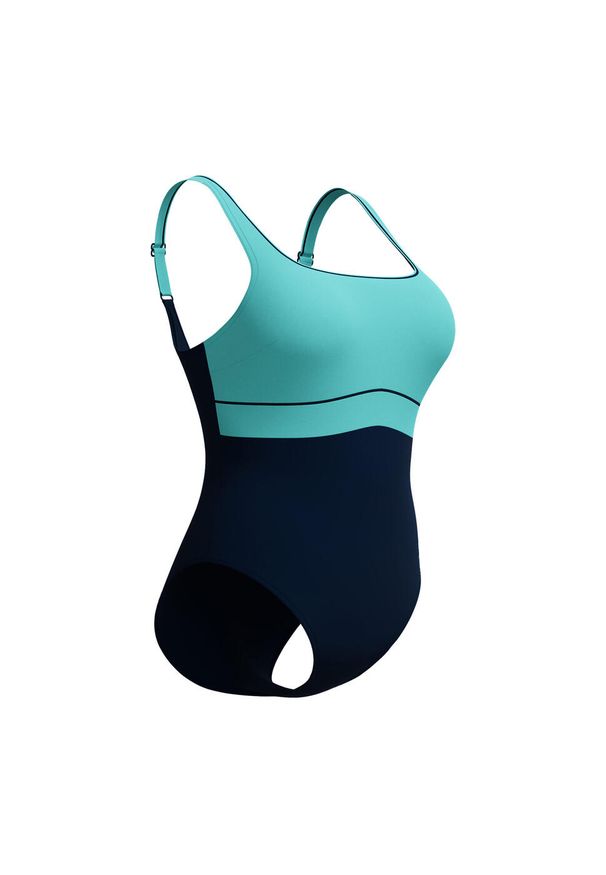 Strój kąpielowy jednoczęściowy damski na basen Speedo Shaping Eclipse. Kolor: niebieski