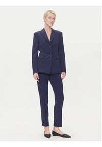 Hugo - HUGO Marynarka Asmalla-1 50533901 Granatowy Slim Fit. Kolor: niebieski. Materiał: syntetyk #3