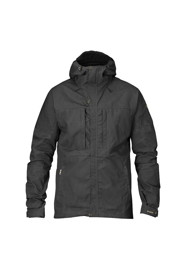 Fjällräven - Kurtki Fjall Raven Skogsö Kurtka M Dorosłych. Kolor: wielokolorowy, czarny, szary. Materiał: bawełna, poliester