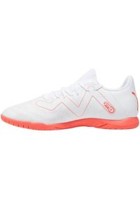 Buty piłkarskie Puma Future Play It M 107382 01 białe białe. Kolor: biały. Materiał: guma, dzianina, skóra, syntetyk. Szerokość cholewki: normalna. Sport: piłka nożna #4