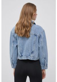 only - Only kurtka jeansowa damska przejściowa. Okazja: na co dzień. Kolor: niebieski. Materiał: jeans. Styl: casual #3