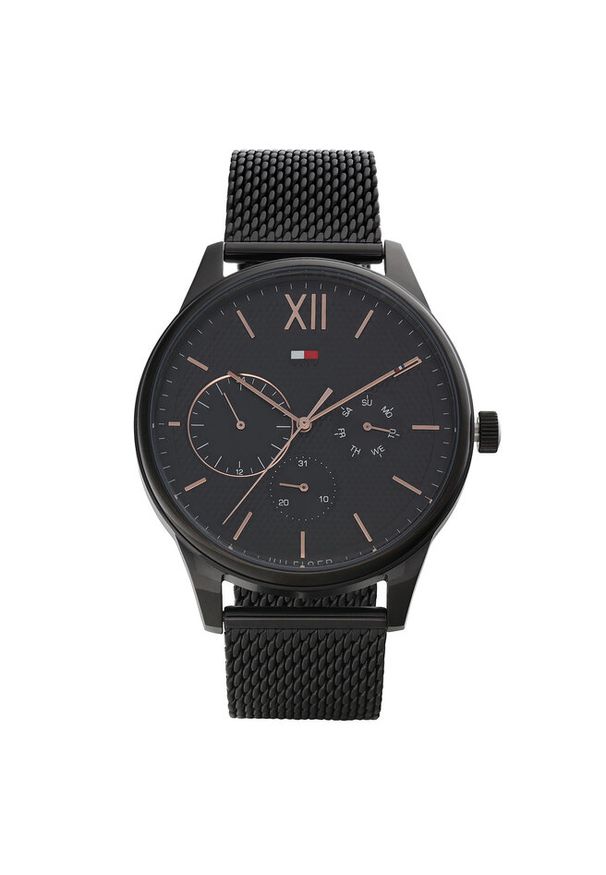 TOMMY HILFIGER - Zegarek Tommy Hilfiger. Kolor: czarny