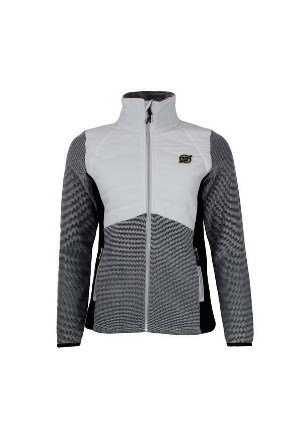 PEAK MOUNTAIN - Damski polar Peak Mountain Anaples. Kolor: biały. Materiał: polar. Sezon: zima. Sport: narciarstwo