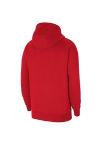 Nike - Damska Bluza Z Kapturem Park 20 Raglan. Typ kołnierza: kaptur. Kolor: czerwony. Długość rękawa: raglanowy rękaw