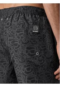 Karl Lagerfeld - KARL LAGERFELD Szorty kąpielowe B3M46003 Czarny Regular Fit. Kolor: czarny. Materiał: syntetyk #4