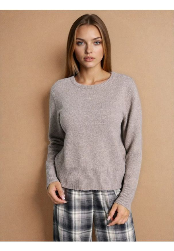Sinsay - Sweter - brązowy. Kolor: brązowy