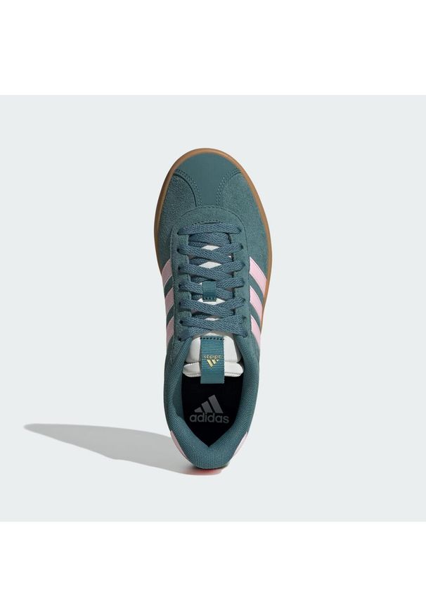 Adidas - Buty VL Court 3.0. Zapięcie: pasek. Kolor: żółty, różowy, niebieski, wielokolorowy