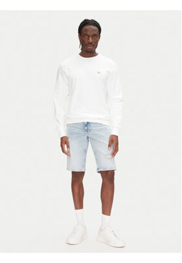 Tommy Jeans Szorty jeansowe Ronnie DM0DM21300 Niebieski Regular Fit. Kolor: niebieski. Materiał: bawełna
