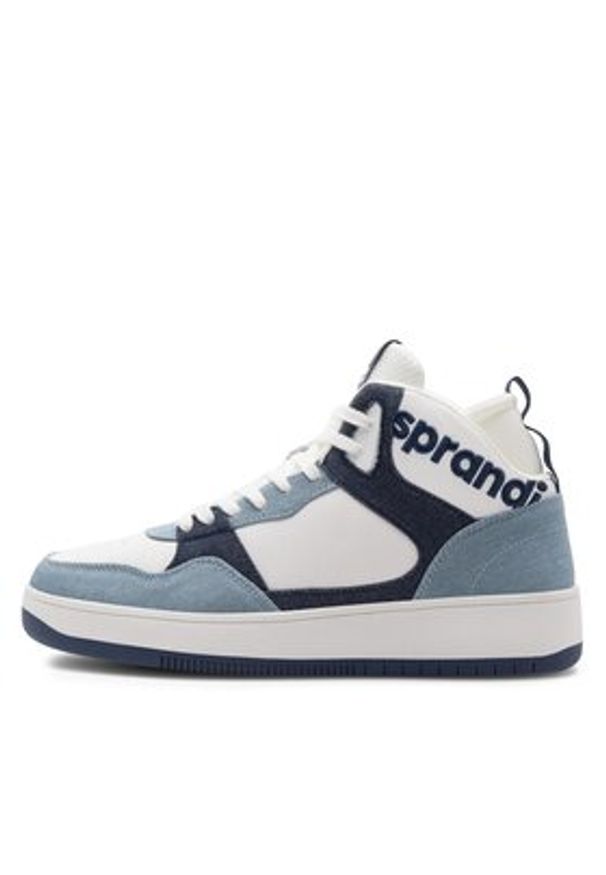 Sprandi Sneakersy HEAT MID MPRS-2022M03108-2D Niebieski. Kolor: niebieski. Materiał: materiał