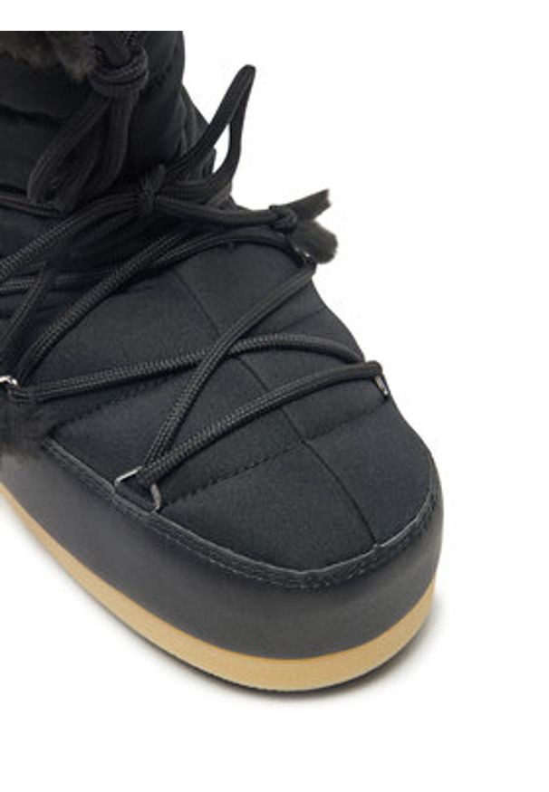 Moon Boot Śniegowce Evx Light Nylon 80D1470010 Czarny. Kolor: czarny. Materiał: skóra