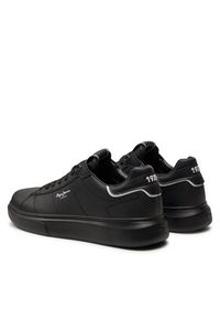 Pepe Jeans Sneakersy PMS30981 Czarny. Kolor: czarny. Materiał: skóra