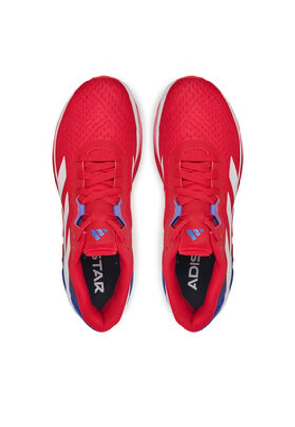 Adidas - adidas Buty do biegania adistar 3 JI1242 Czerwony. Kolor: czerwony. Materiał: materiał